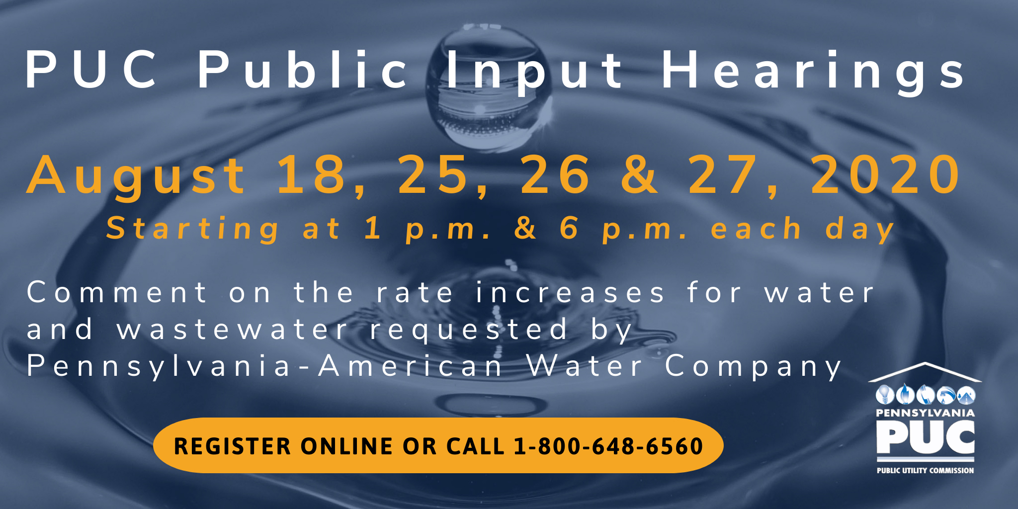 PA American Public Input Hearing